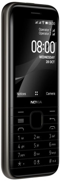 5 - Мобільний телефон Nokia 8000 Dual SIM 4G Black