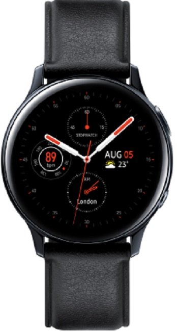 0 - Смарт годинник Samsung Galaxy Watch Active 2 40mm Black Stainless steel