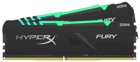 0 - Оперативна пам'ять DDR4 2x16GB/2666 Kingston HyperX Fury RGB (HX426C16FB4AK2/32)