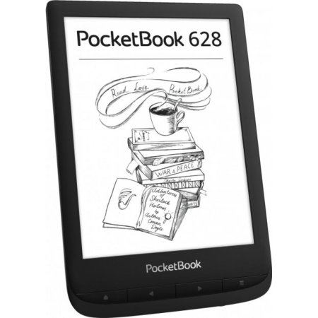 6 - Електронна книга PocketBook 628 Ink Black (PB628-P-CIS)