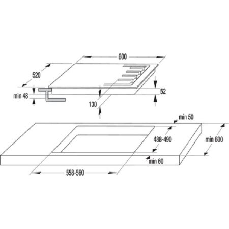 1 - Варильна поверхня Gorenje GW641CLB