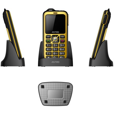 3 - Мобильный телефон Astro B200 RX Dual Sim Black/Yellow