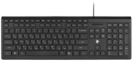 0 - Клавіатура 2E KM1020 Slim USB Black