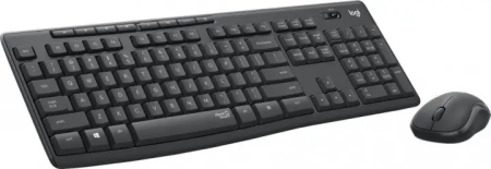 8 - Комплект (клавіатура, миша) бездротовий Logitech MK295 Combo Black