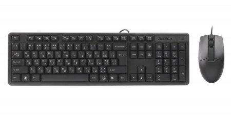 0 - Комплект (клавіатура, миша) A4-Tech KK-3330S Black
