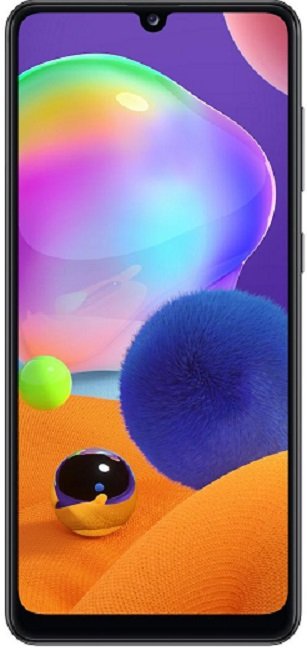 0 - Смартфон Samsung Galaxy A31 (SM-A315FZKUSEK) 4/64GB Black