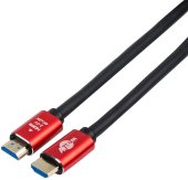 Кабель HDMI-HDMI Red/Gold, пакет, довжина 10 м, 4K, ver 2.0 24910