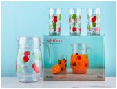 Набір Яблуко графин + 6 склянок Vittora VT-5723