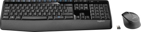 6 - Комплект (клавіатура, миша) бездротовий Logitech MK345 Combo Black