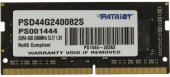Оперативна пам'ять SO-DIMM 4GB/2400 DDR4 Patriot Signature (PSD44G240082S)