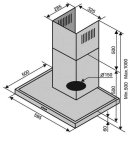 1 - Витяжка Ventolux ITALIA 60 INOX (900)PB