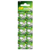 Батарейка GP Alkaline button cell. 1.5V AG10/LR54 (189-U10)