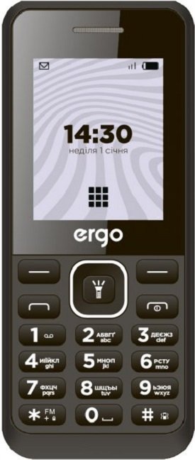 0 - Мобільний телефон Ergo B181 Dual SIM Black