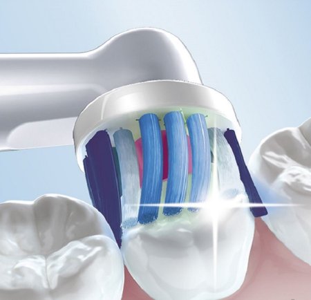 2 - Зубная щетка Braun Oral-B Vitality D100.413.1 PRO 3D White Pink