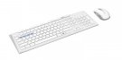 1 - Комплект (клавіатура, миша) Rapoo 8200m Wireless White