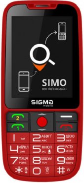 Мобільний телефон Sigma mobile Comfort 50 Elegance3 Dual SIM Red