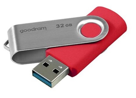 0 - USB флеш 32 GB GOODRAM USB 3.0 UTS3 Twister Red