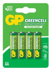 Батарейка GP GREENCELL 1.5V сольова, 15G-2UE4, R6, AA блiстер