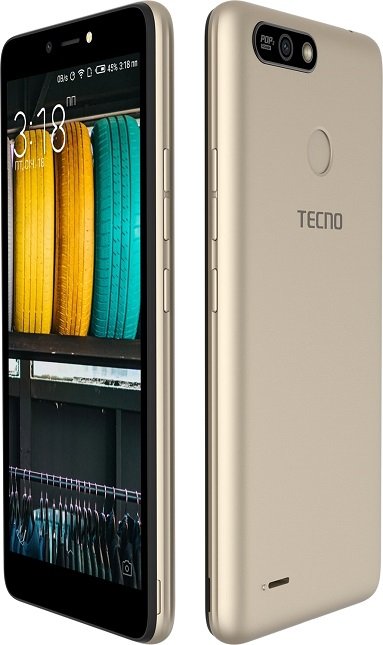 1 - Смартфон Tecno POP 2 Power (B1P) 1/8GB Dual Sim Champagne Gold