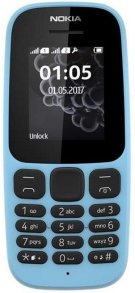 0 - Мобільний телефон Nokia 105 SS NEW Blue