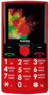 Мобільний телефон Sigma mobile Comfort 50 Solo Red