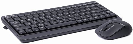 1 - Комплект (клавіатура, миша) бездротовий A4Tech FG1112 Black
