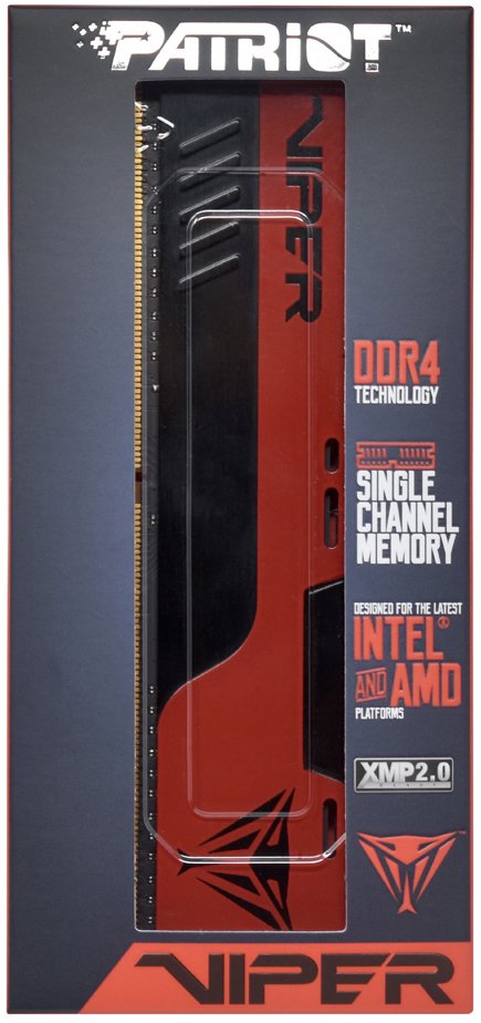 10 - Оперативна пам'ять DDR4 8GB/3200 Patriot Viper Elite II Red (PVE248G320C8)