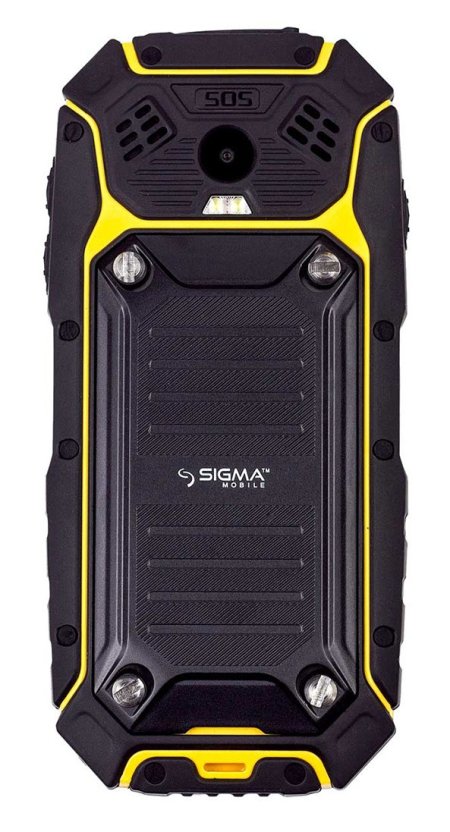 1 - Мобільний телефон Sigma mobile X-treme ST68 Black Yellow