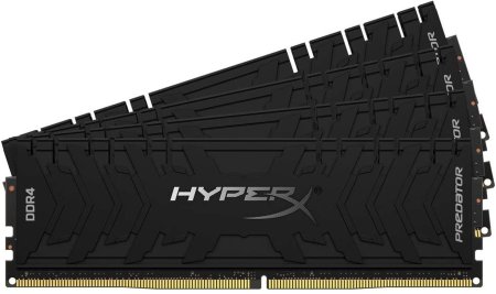 3 - Оперативна пам'ять DDR4 4x16GB/3600 Kingston HyperX Predator Black (HX436C17PB3K4/64)