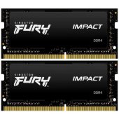 Оперативна пам'ять SO-DIMM 2x16GB/2933 DDR4 Kingston Fury Impact (KF429S17IB1K2/32)