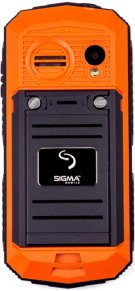 1 - Мобільний телефон Sigma mobile X-treme IT67M Single Sim Black Orange