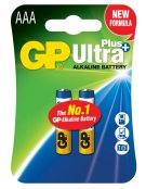 0 - Батарейка GP ULTRA + ALKALINE, 24AUP-U2, LR03, AAA блiстер